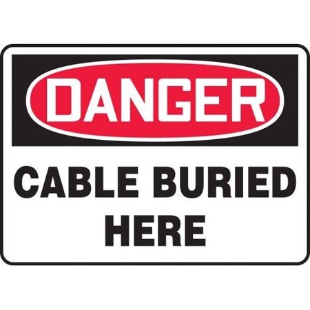 OSHA DANGER SAFETY SIGN CABLE MCRT023VP